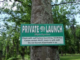 Alligator Bayou Launch Sign