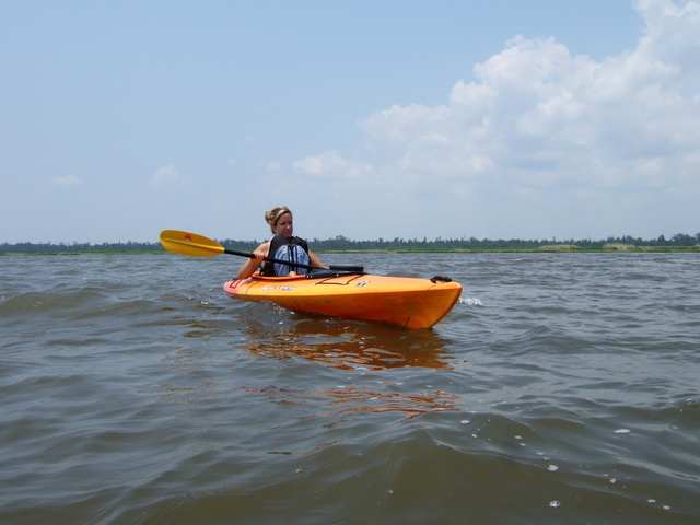 Katie on the lake